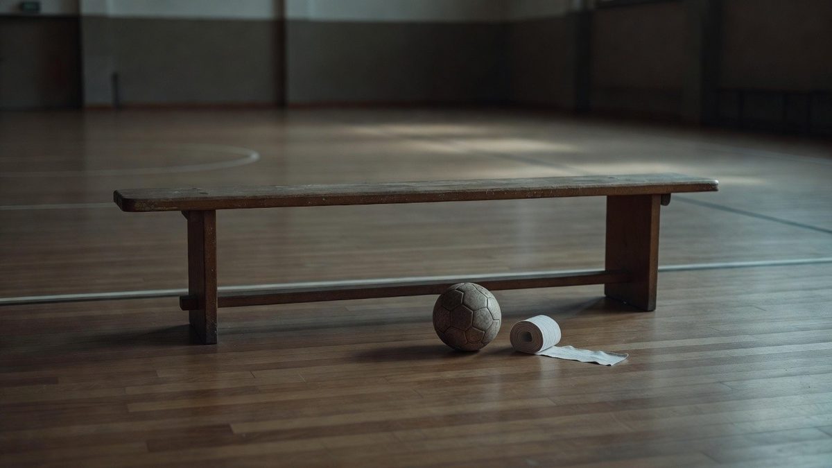Banc dans une salle de sport